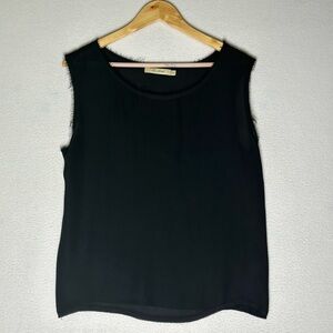 Nili Lotan black sleeveless top small